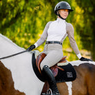 TKEQ Sloan Competition Shirt - Cairo (beige, white) | Malvern Saddlery