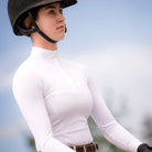 TKEQ Sloan Competition Shirt - White | Malvern Saddlery