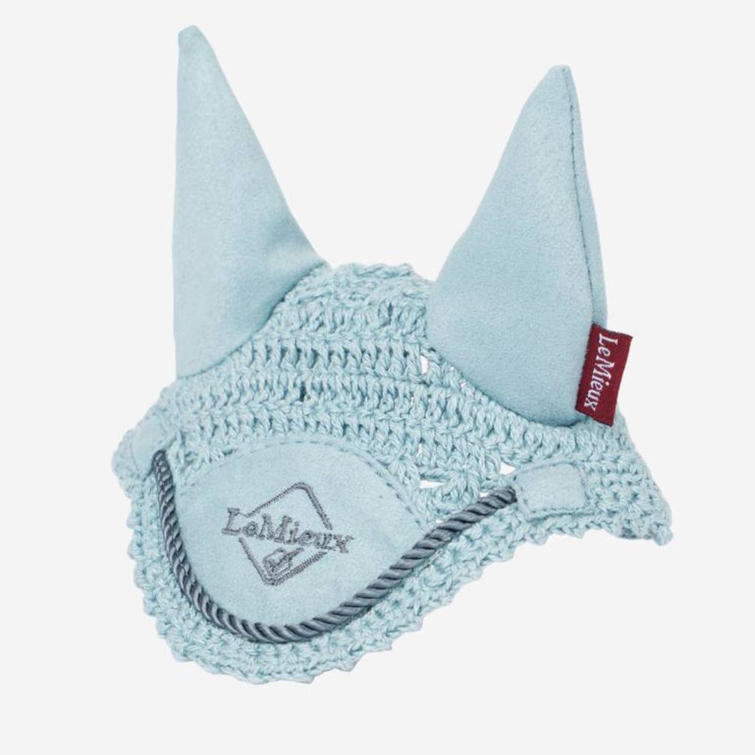 LeMieux Toy Pony Crochet Fly Bonnet - Glacier | Malvern Saddlery