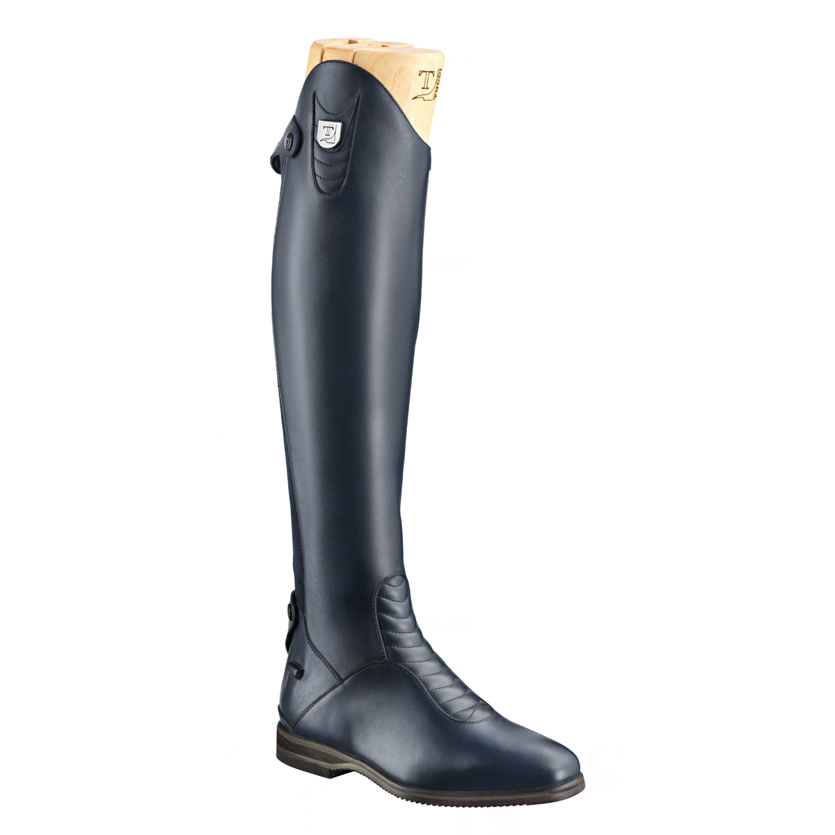 Navy blue Tucci Time Harley tall equestrian boot for show jumping and training competition