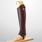 Tucci Time Classic Leather Half Chap - Brown with Elastic | Malvern Saddlery