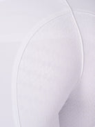 Vestrum Adria Full Seat Breech -white, on model, seat detail | Malvern Saddlery