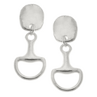 Silver Horse Bit Earrings | Malvern Saddlery