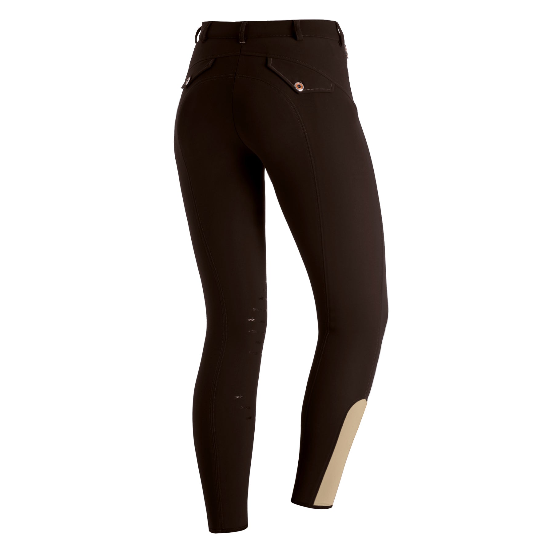 Shop Schockemohle Eleonore Breech - Brown, back view  | Malvern Saddlery