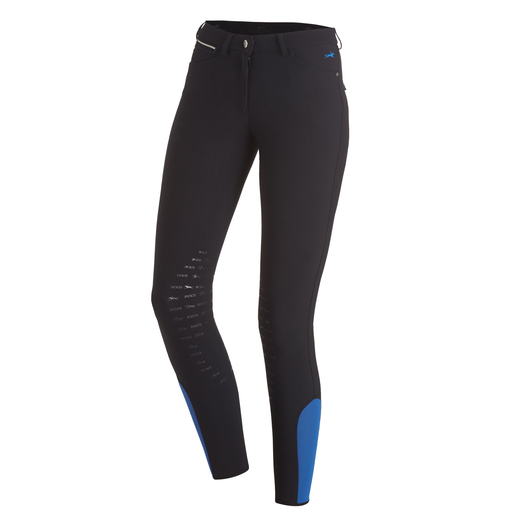 Shop Schockemohle Eleonore Breech - Navy  | Malvern Saddlery