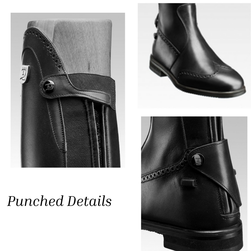 Tucci Time Marilyn Punched Leather Details | Malvern Saddlery