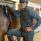 Horse Pilot Mens Storm Jacket - Black/Blue | Malvern Saddlery