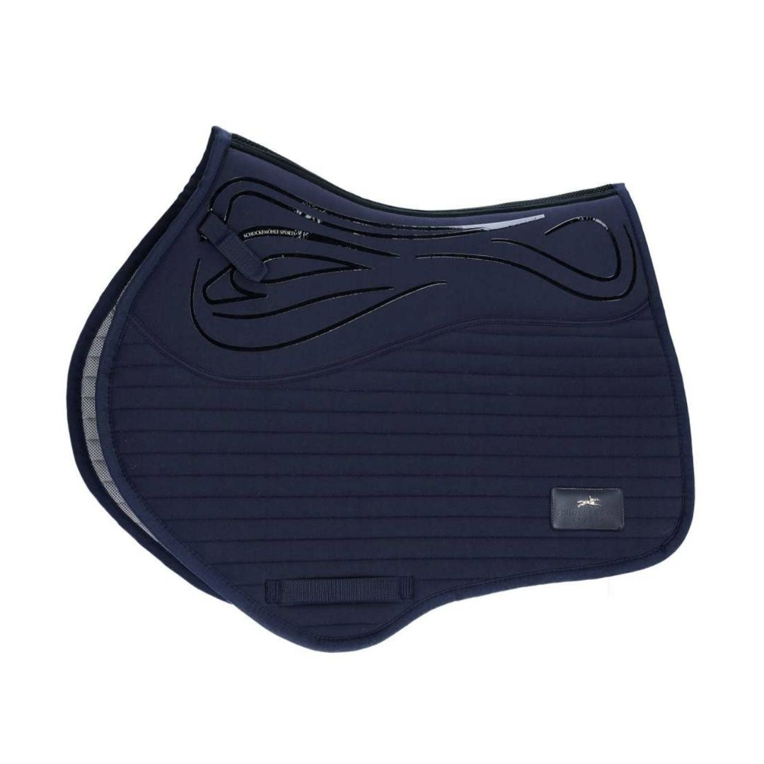 Schockemoehle Air Sporty Jump Saddle Pad - Dark Blue | Malvern Saddlery