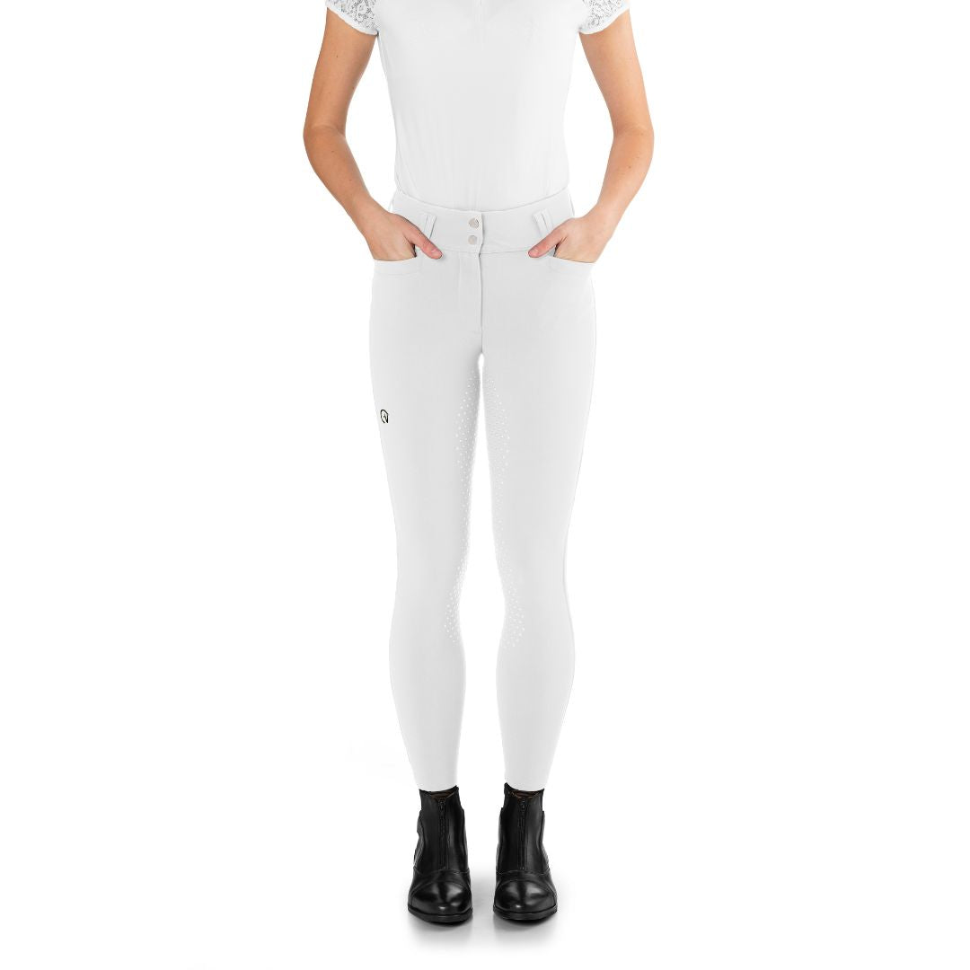 EGO7 CA High Waist Full Seat Breech - White | Malvern Saddlery