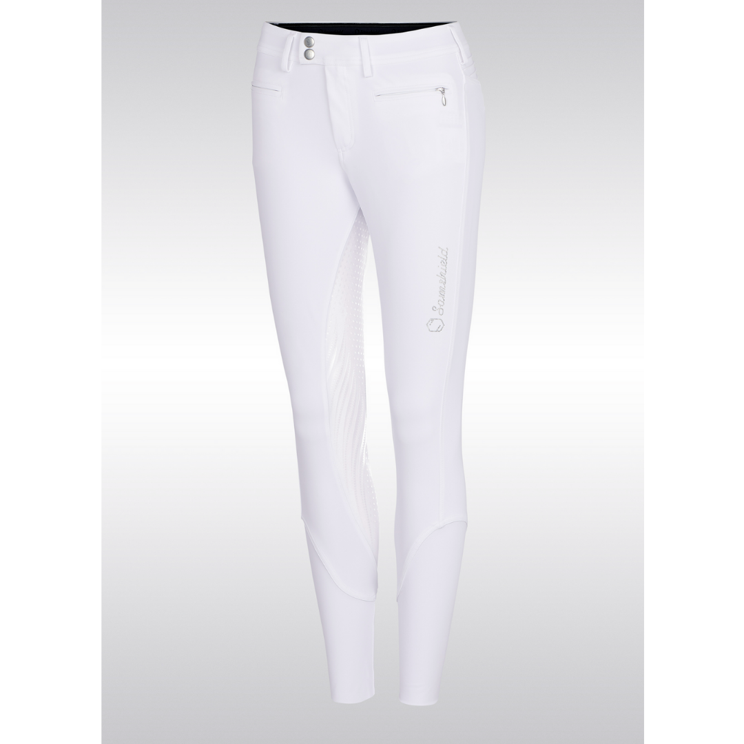 Samshield Diane Full Seat Breech - White | Malvern Saddlery