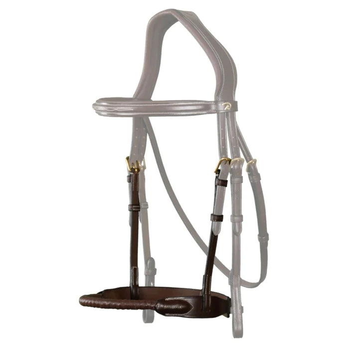 Dy'on Leather Covered Rope Noseband | Malvern Saddlery