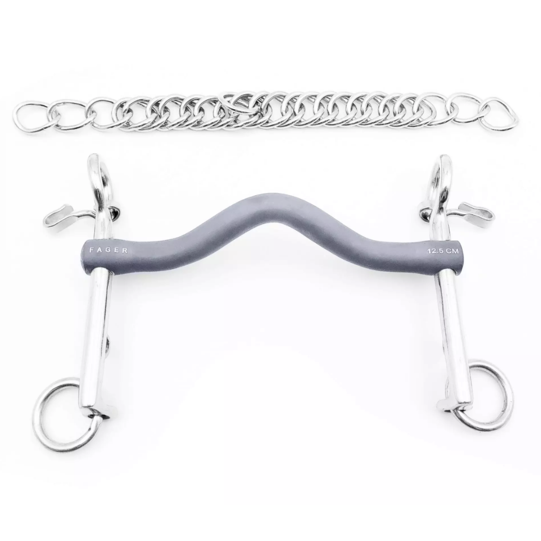 Fager Felicia Titanium Weymouth Bit 5cm | Malvern Saddlery