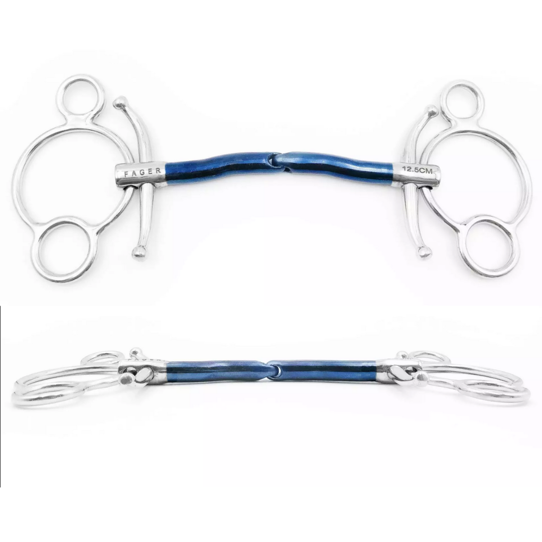 Fager Gustav Sweet Iron Universal Cheeks Bit | Malvern Saddlery