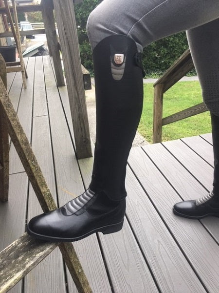 Shop Tucci Time Half Chap  & Short Boot Harley - Gray insert | Malvern Saddlery