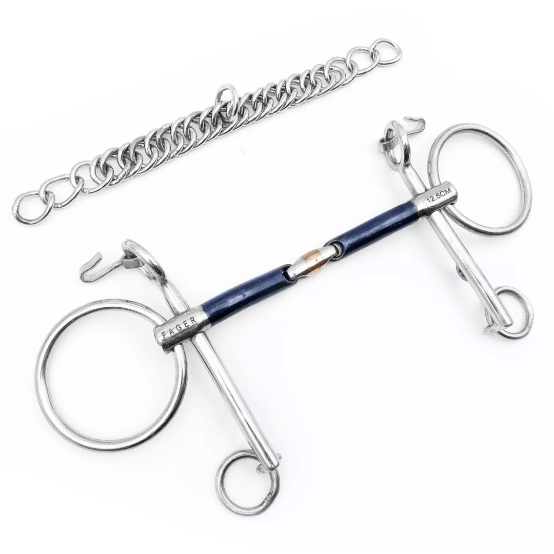 Fager John Sweet Iron Show Pelham Bit | Malvern Saddlery