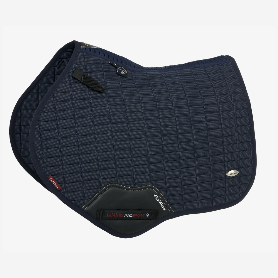 Lemieux Self Cool Close Contact Saddlepad - Navy | Malvern Saddlery