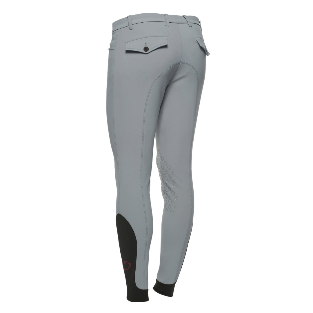 Cavalleria Toscana Men's New Grip Breech - Gray, rear view | Malvern Saddlery