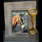 Equestrian Frame with Snaffle Bit Detail | Malvern Saddlery