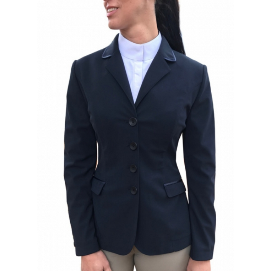 Grand Prix Dolce Ladies Show Coat - Navy | Malvern Saddlery