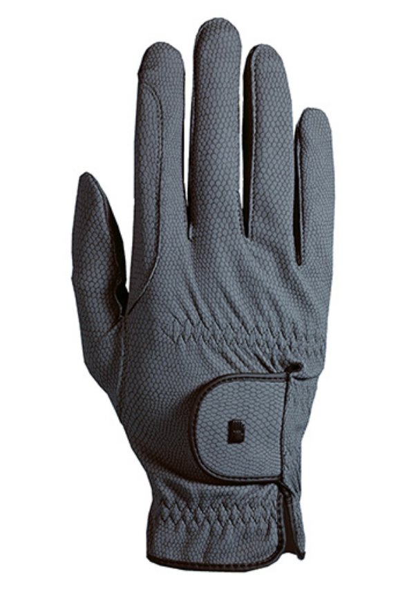Roeckl Chester Grip Glove - Anthracite | Malvern Saddlery