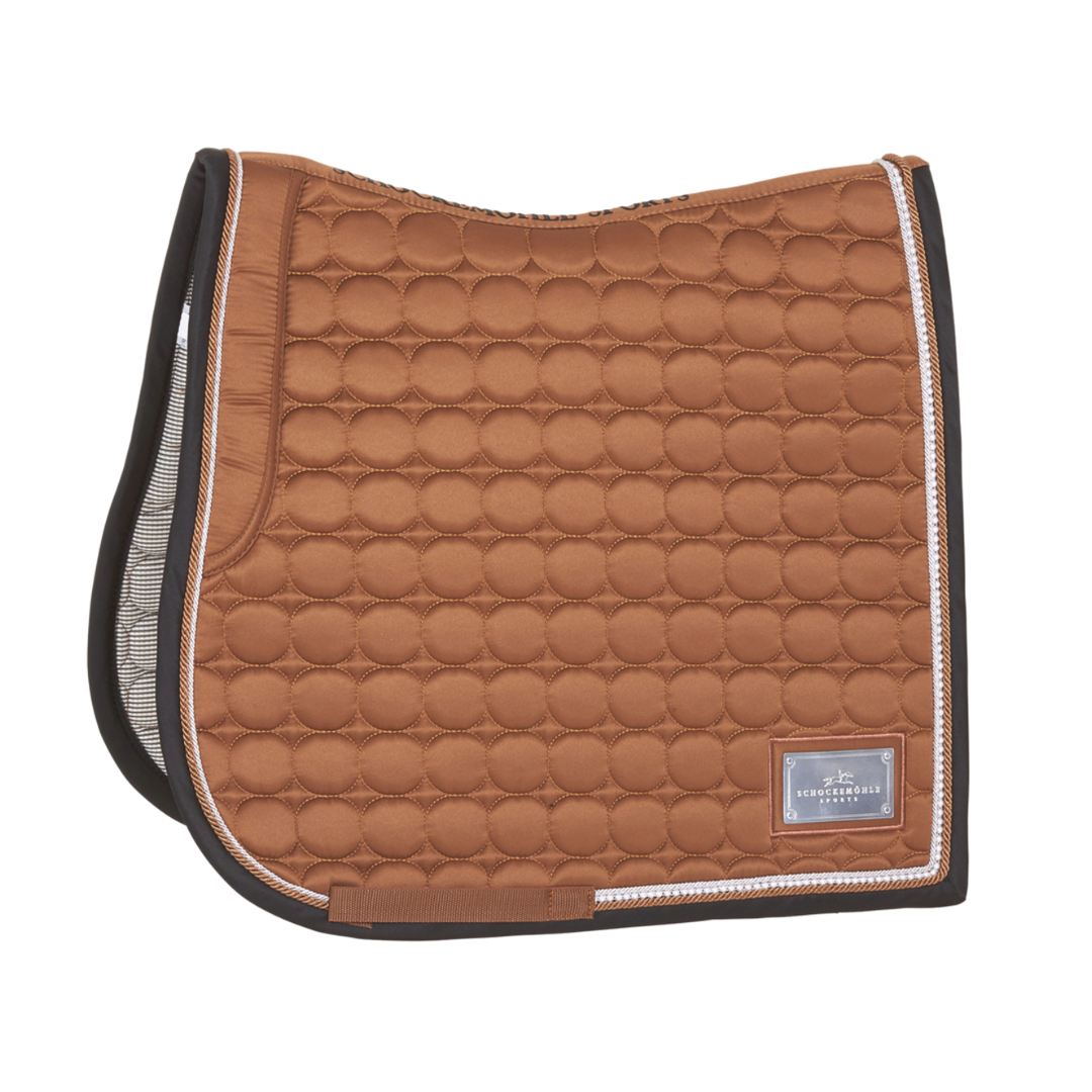 Schockemoehle Sports Sanya Saddle Pad - Cognac | Malvern Saddlery