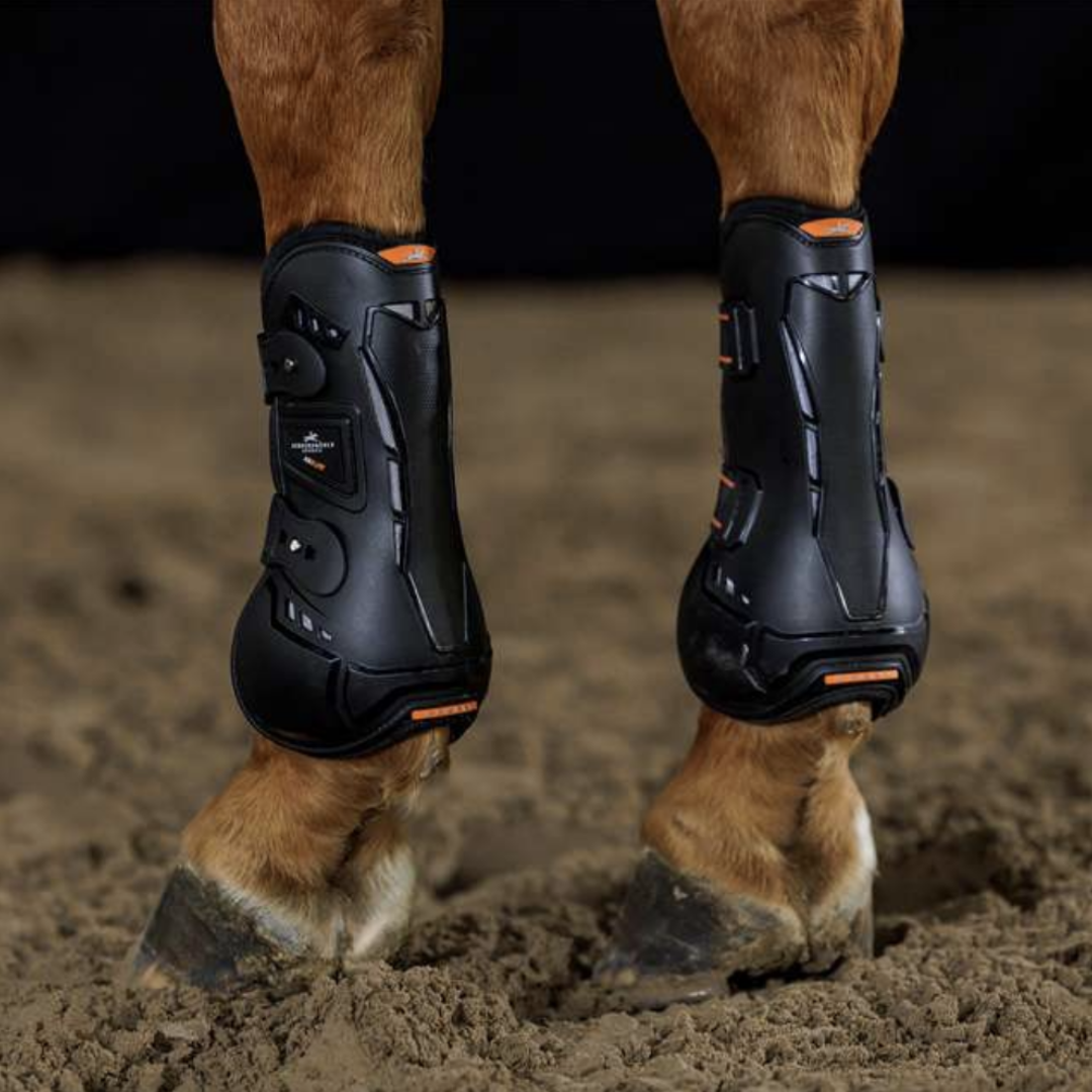 Schockemoehle Sports Air Flow Champion Tendon Boots - Black | Malvern Saddlery