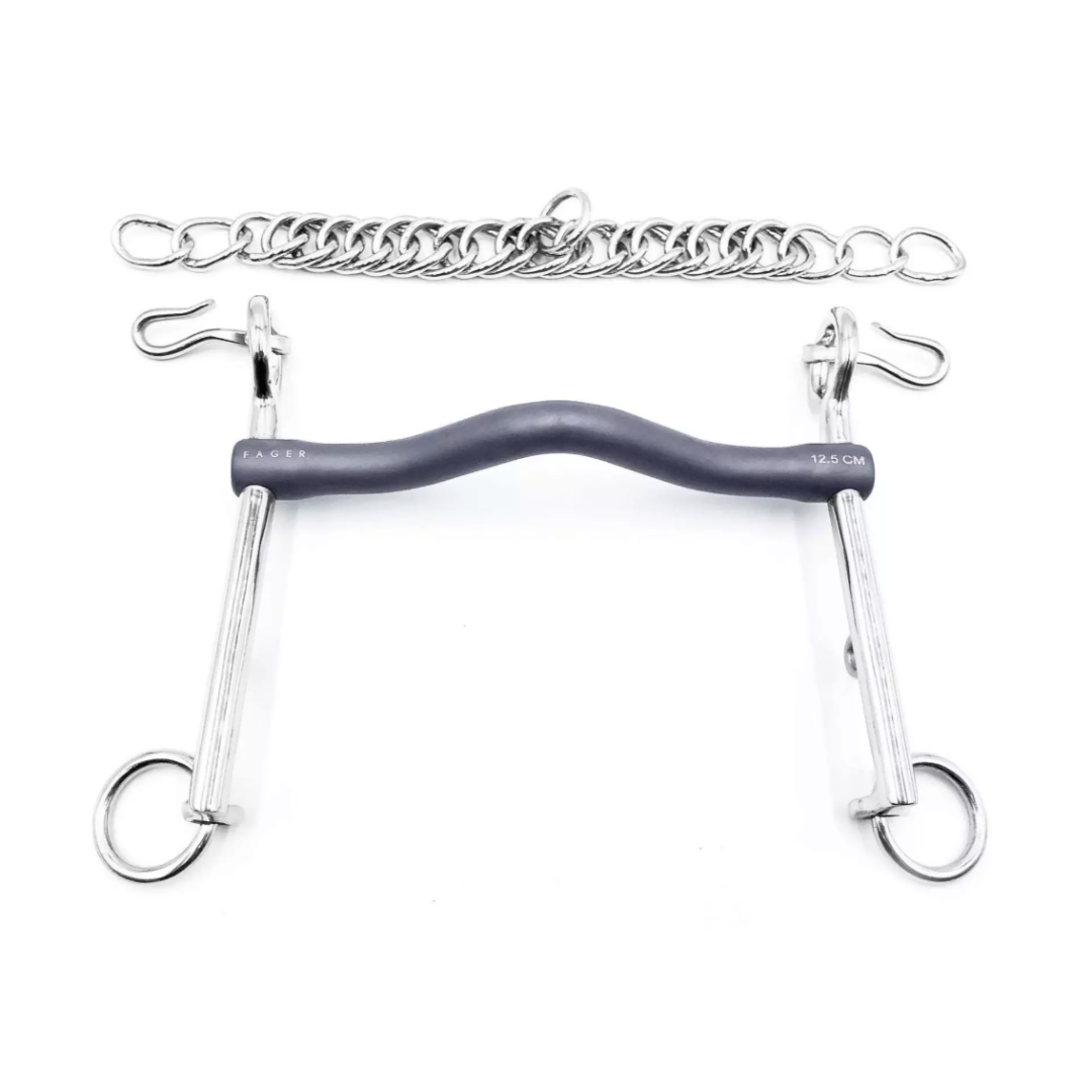 Fager Sofia Titanium Weymouth Bit 7cm | Malvern Saddlery