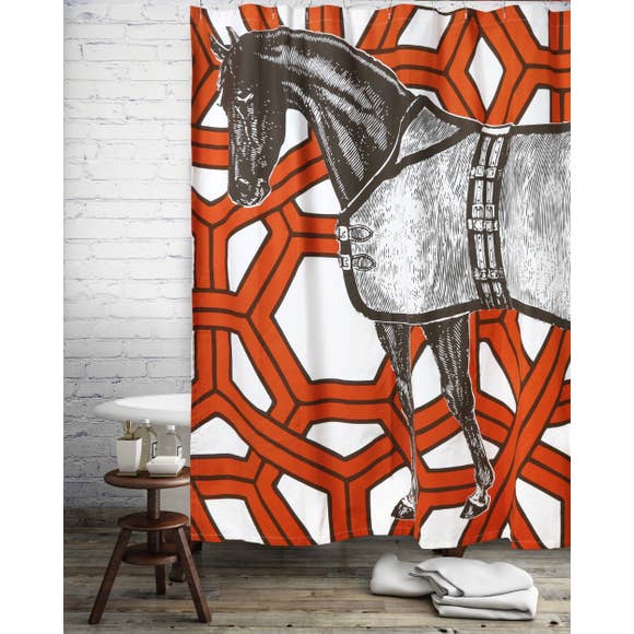 Shop Equestian Shower Curtain - Malvern Saddlery