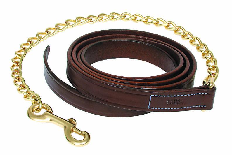 Shop Walsh Leather Lead with 30in Chain - Malvern Saddlery