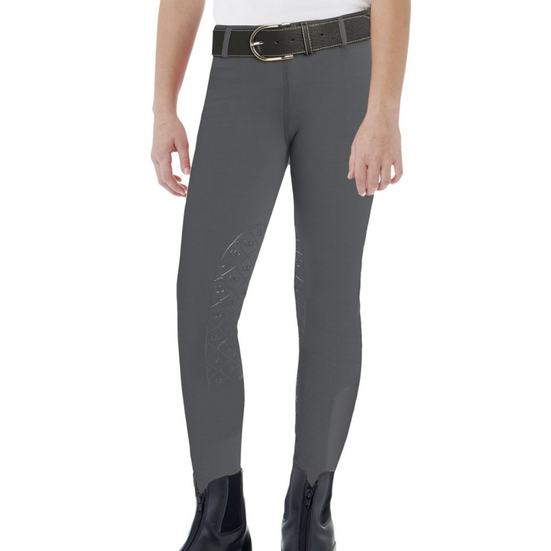 Aerowick Children's Riding Tights - Gray | Malvern Saddlery