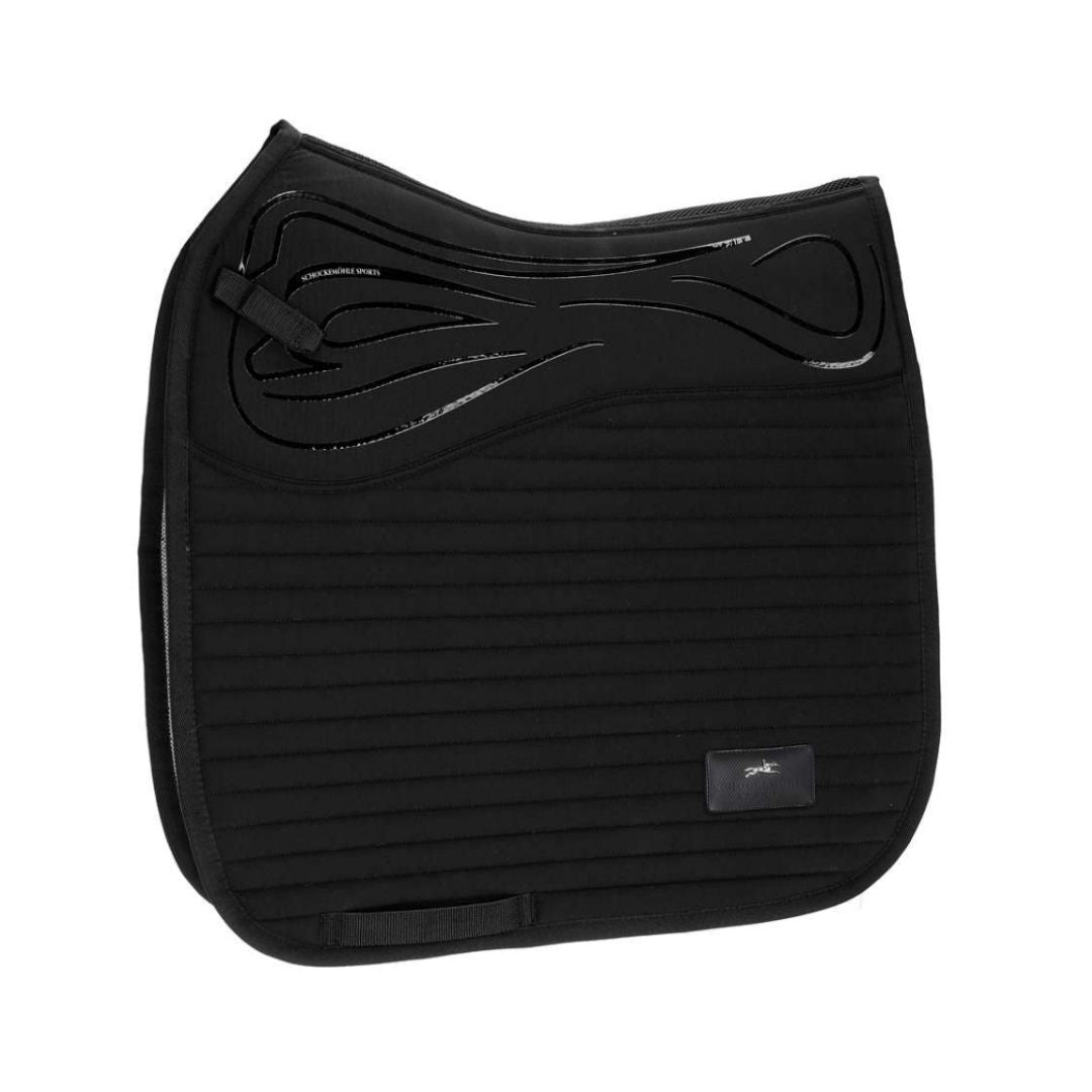 Schockemoehle Sports Air Sporty Dressage Saddle Pad - Black | Malvern Saddlery