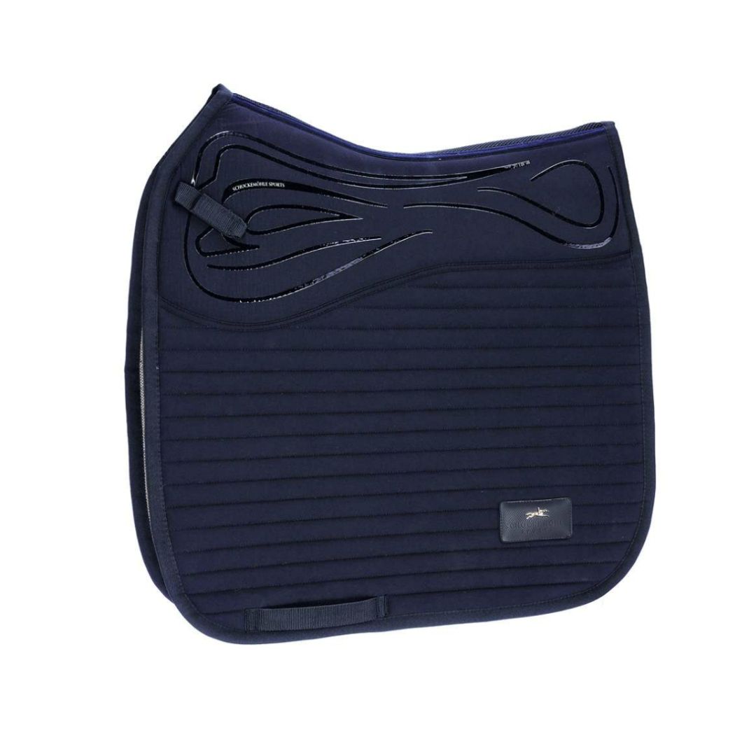 Schockemoehle Sports Air Sporty Dressage Saddle Pad - Dark Blue | Malvern Saddlery