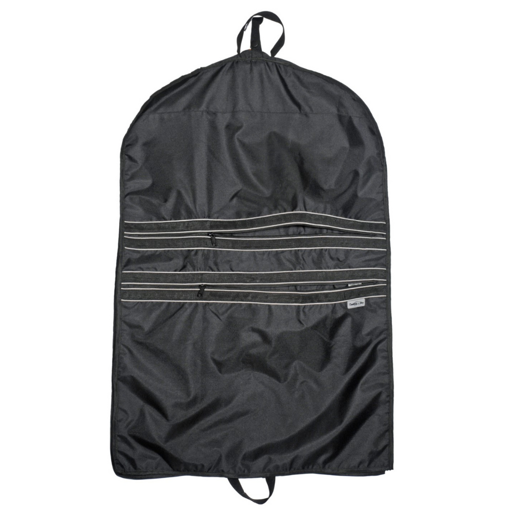 Chestnut Bay 3" Gusset Garment Bag - Black | Malvern Saddlery