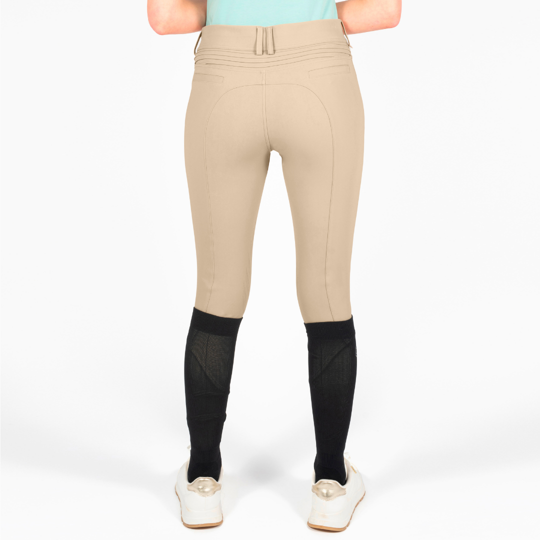 Samshield Chloe Embroidery Knee Grip Breech - back view | Malvern Saddlery