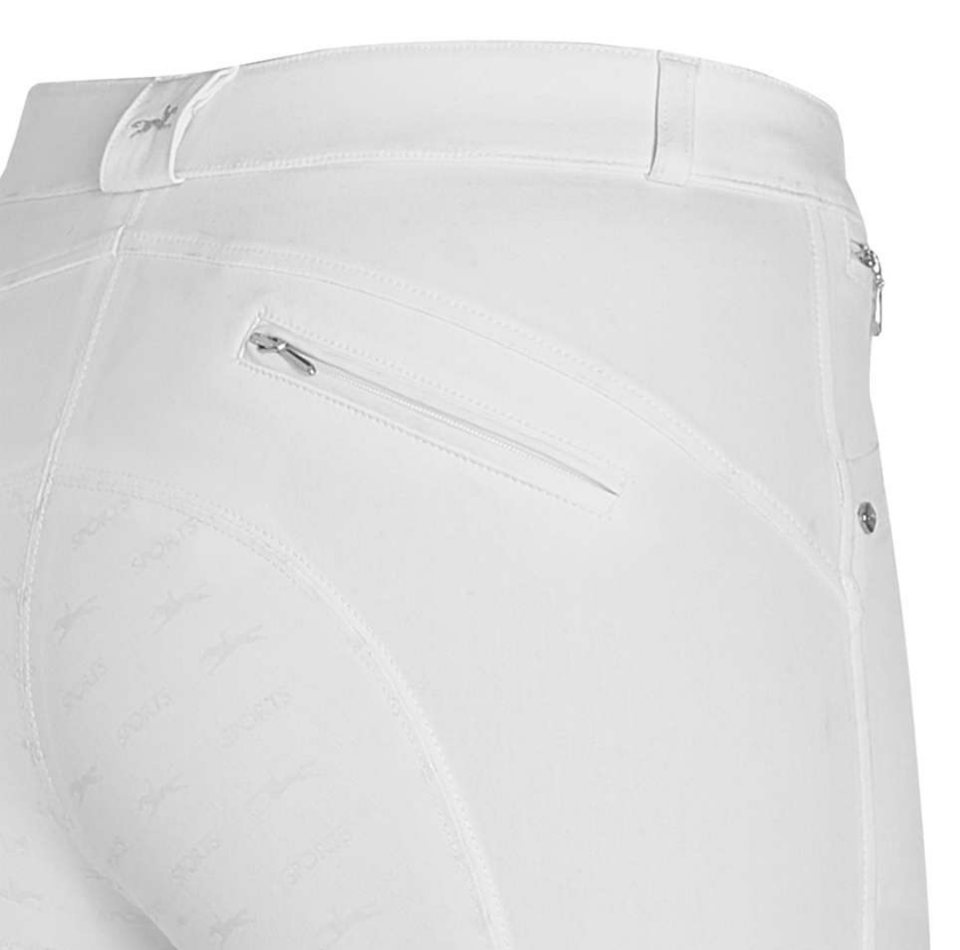 Schockemoehle Cindy Full Seat Breech - White | Malvern Saddlery