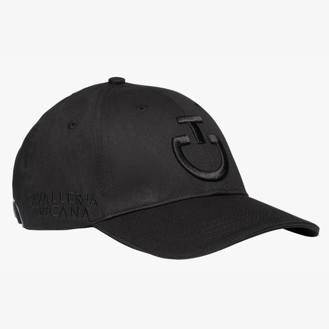 Cavalleria Toscana Cotton Baseball Cap - Black | Malvern Saddlery