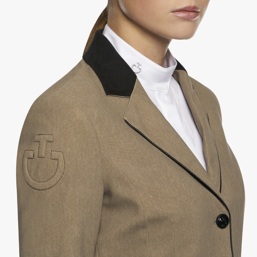 Cavalleria Toscana Competition Riding Jacket - beige | Malvern Saddlery