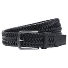 Shop Cavalleria Toscana Woven Leather Belt - Black | Malvern Saddlery