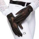 EGO7 Air Glove in black with breathable mesh and reinforced riding grip