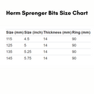 Herm Sprenger Bits Size Chart | Malvern Saddlery