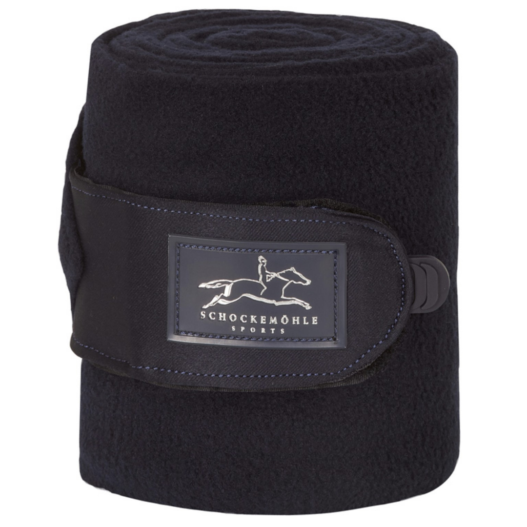 Schockemöhle Fleece Polo Bandages - Navy | Malvern Saddlery