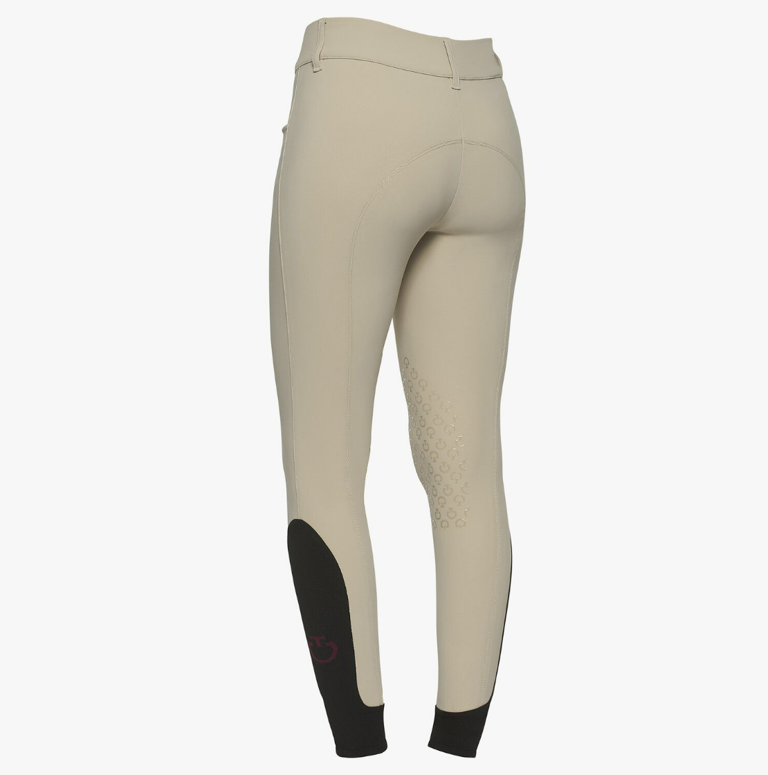 Cavalleria Toscana American Knee Grip Breech - beige - back view | Malvern Saddlery