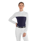 EGO7 Quarter zip Mesh Ladies Show Shirt - Navy | Malvern Saddlery