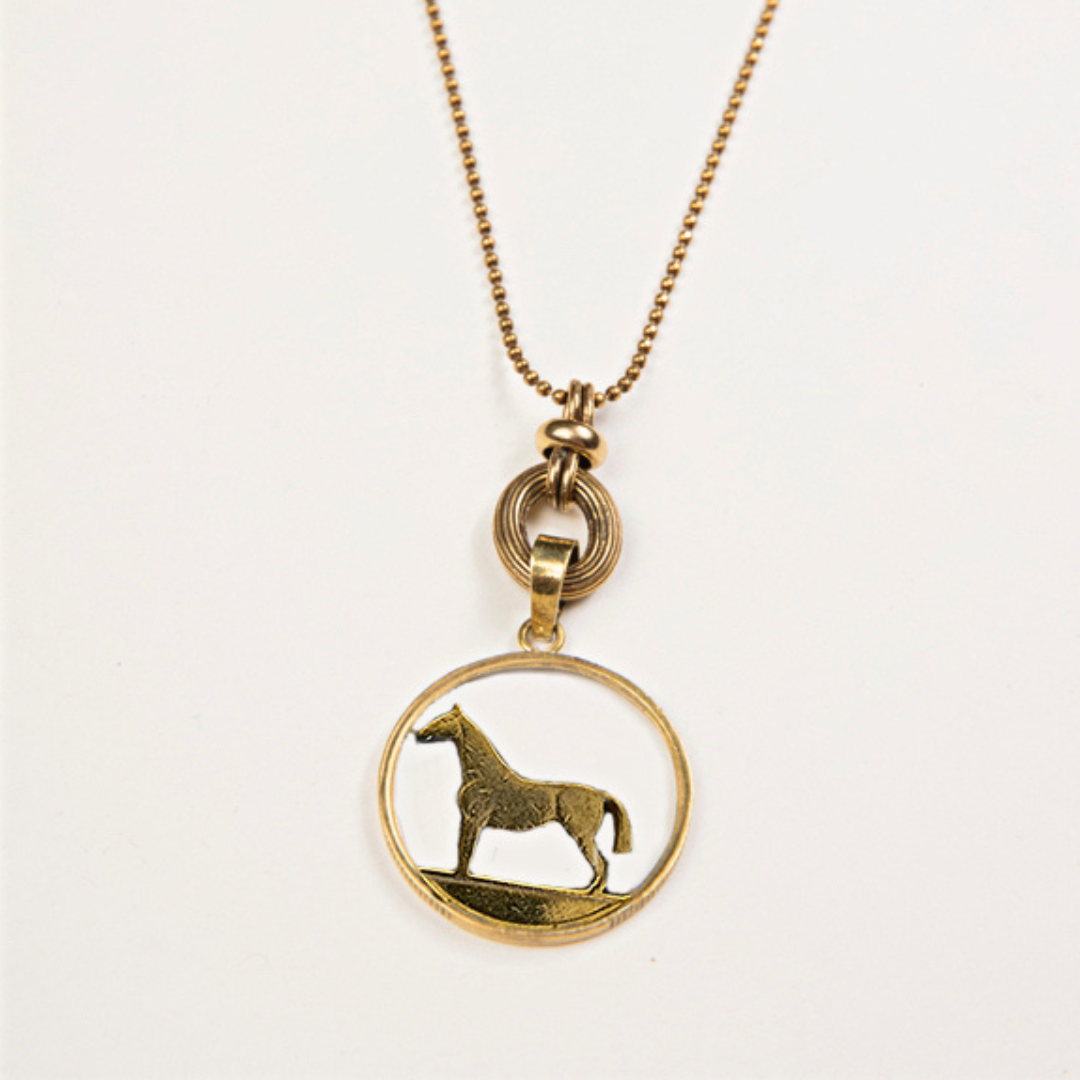 Mark Edge Horse Silhouette Necklace | Malvern Saddlery