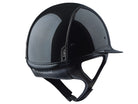 Samshield Miss Shield Shadow Glossy Helmet - Black back | Malvern Saddlery