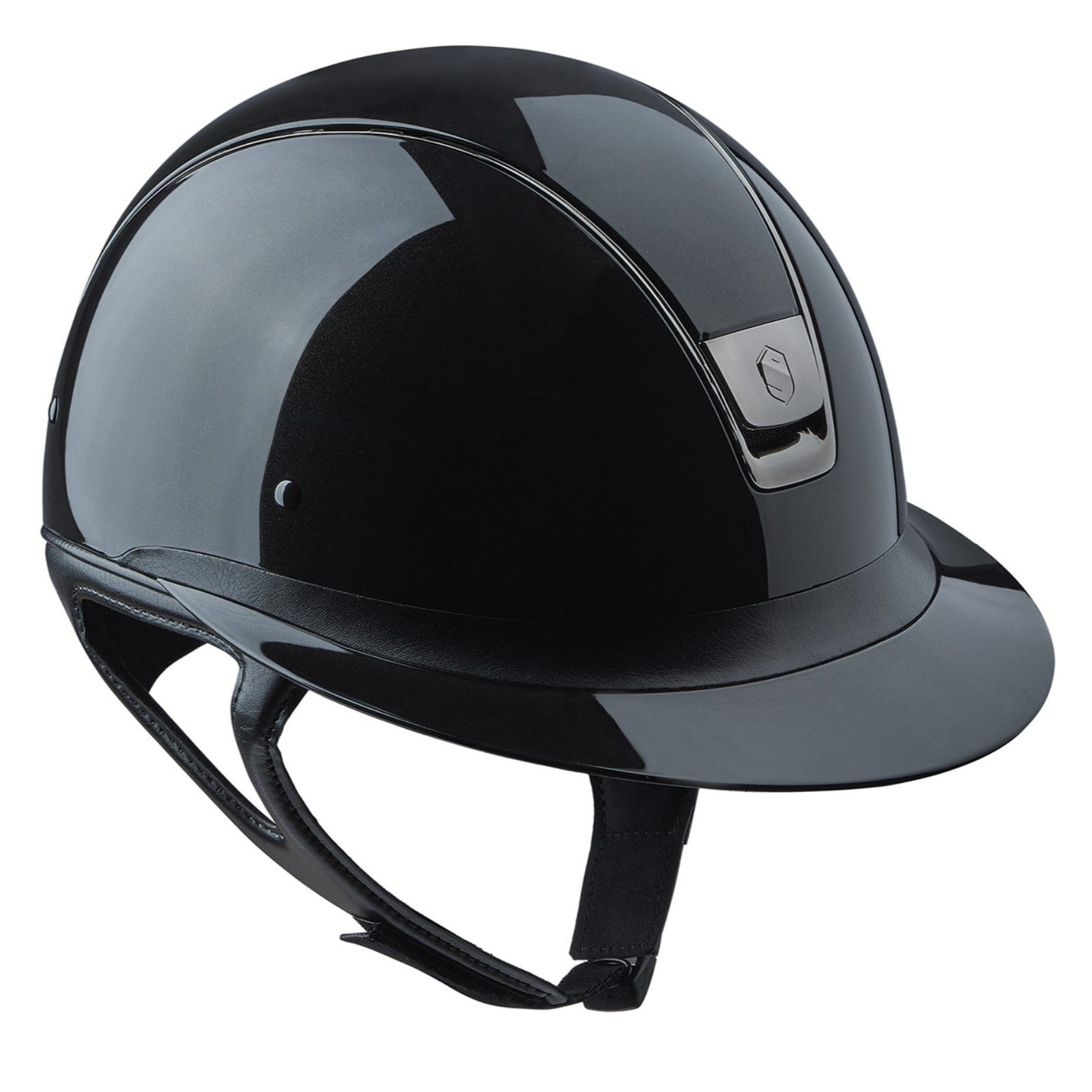 Samshield Miss Shield Shadow Glossy Helmet - Black | Malvern Saddlery