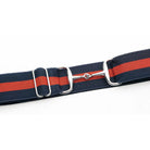 Ellany Snaffle Bit Belt Stripe Silver | Malvern Saddlery